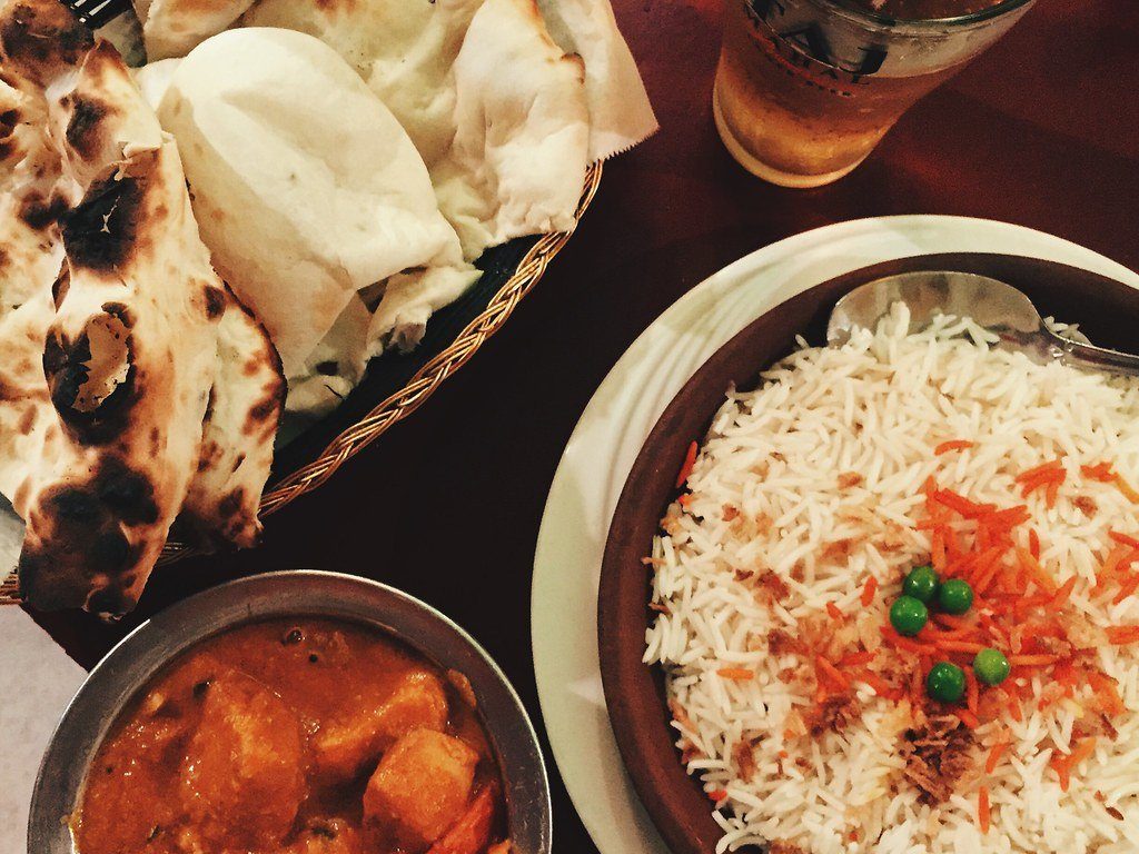 Hähnchen-Curry mit Reis