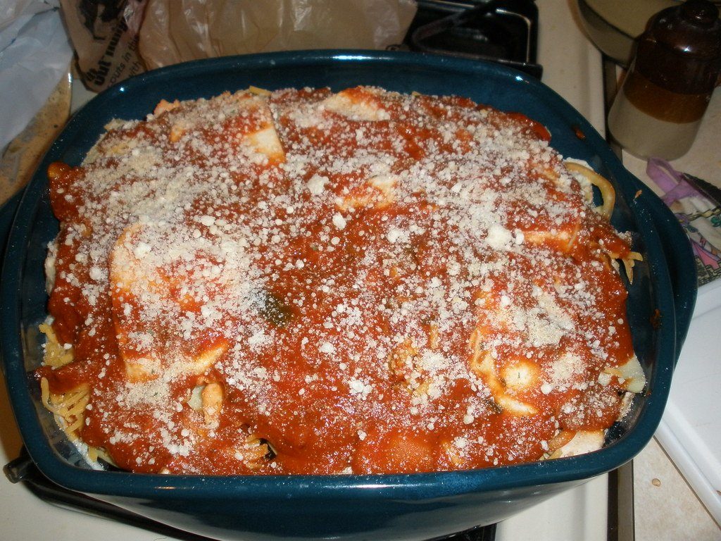 Familien-Lasagne mit extra Mozzarella